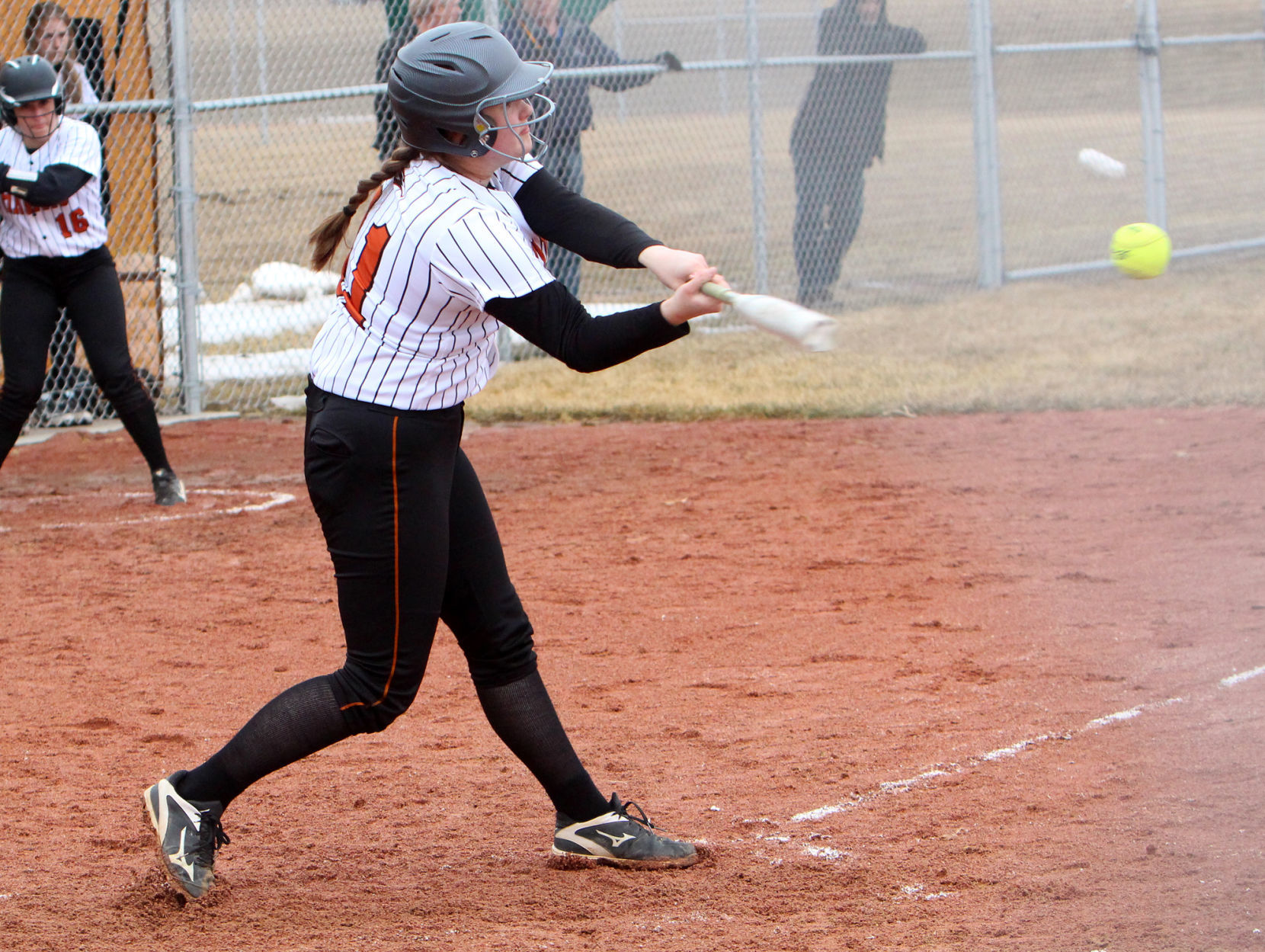 Elk Mound at Bloomer softball 4-4-19